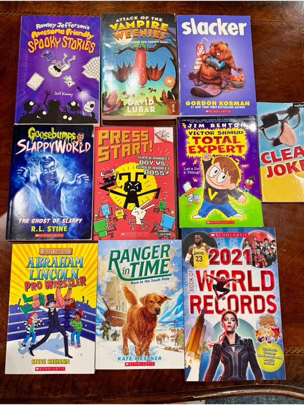 Assorted Kids Book Collection - Colorful Covers (Purple, Blue, Red, Yellow)